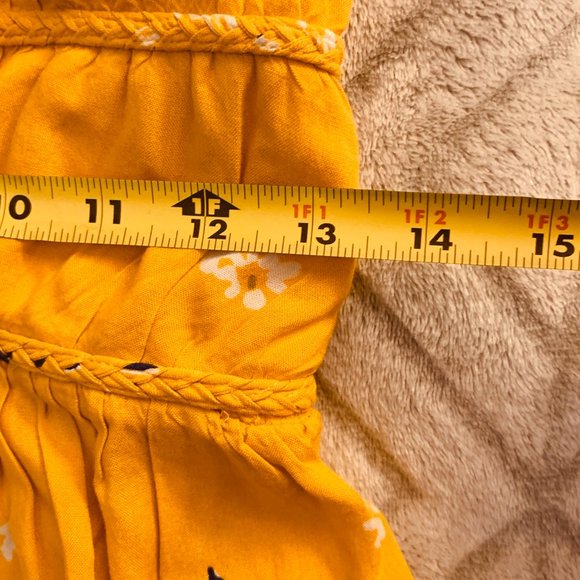 JAPNA | Yellow Floral Racerback Summer Maxi Dress | Sz S - Picture 11 of 15